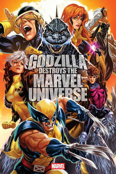 Godzilla Destroys the Marvel Universe 3 Comic Mark Brooks Marvel Comics 2025