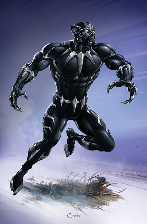 BLACK PANTHER: INTERGALACTIC #2 CLAYTON CRAIN VIRGIN VARIANT 1:50 Marvel Victor LaValle Stefano Nesi Clayton Crain