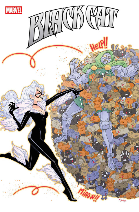 Black Cat, Vol. 3 8 Comic Marguerite Sauvage Doom Homage Variant Marvel Comics 2026
