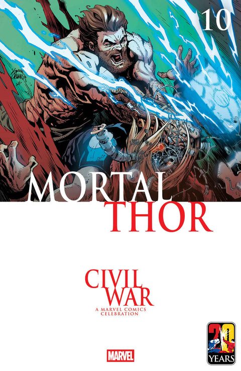 MORTAL THOR #10 RYAN STEGMAN CIVIL WAR CELEBRATION VARIANT Marvel Al Ewing Pasqual Ferry Ryan Stegman