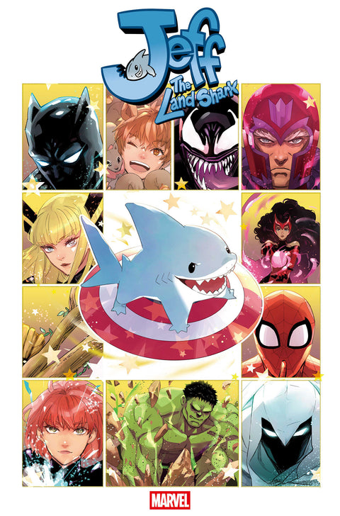 JEFF THE LAND SHARK #1 NAO FUJI VARIANT 1:25 Marvel Kelly Thompson Tokitokoro Nao Fuji