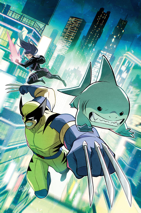 Jeff the Land Shark 3 Comic 1:100 Gurihiru Incentive Virgin Marvel Comics 2025