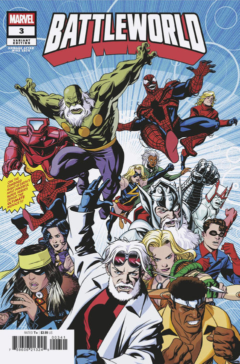 Battleworld 3 Comic  Variant Marvel Comics 2025