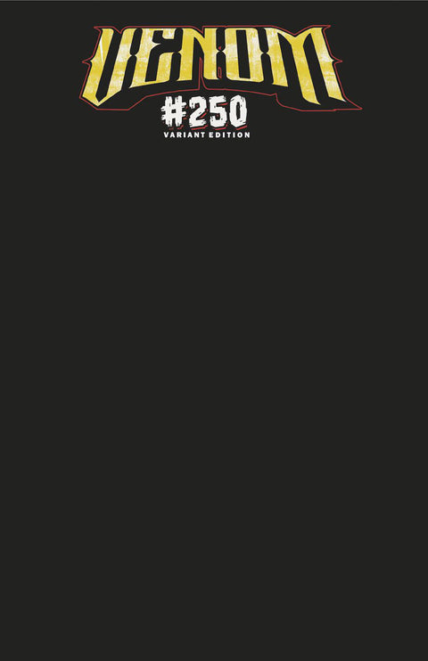 Venom, Vol. 5 250 Comic Blank Marvel Comics 2025