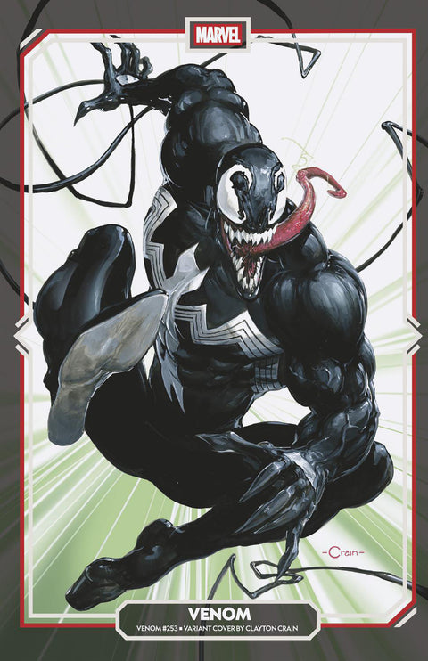 All-New Venom 253 Comic Clayton Crain Variant Marvel Comics 2026