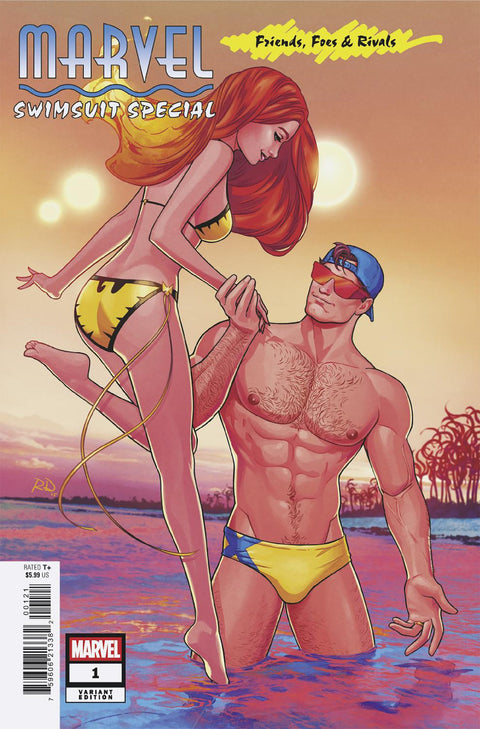 MARVEL SWIMSUIT SPECIAL: FRIENDS, FOES & RIVALS #1 RUSSELL DAUTERMAN VARIANT Marvel Tim Seeley Nick Bradshaw Russell Dauterman