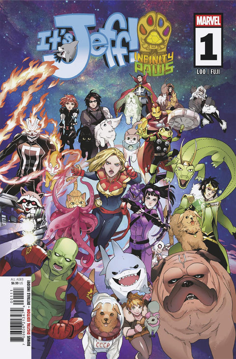 IT'S JEFF: INFINITY PAWS #1 Marvel Jason Loo Nao Fuji Nao Fuji