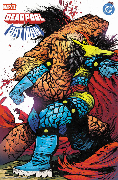 Marvel / DC: Deadpool / Batman 1 Comic Daniel Warren Johnson Variant DC Comics and Marvel Comics 2025