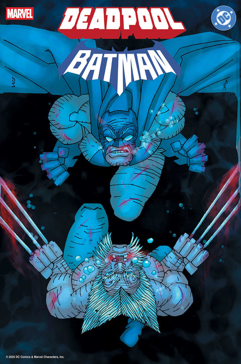 Marvel / DC: Deadpool / Batman 1 Comic 1:50 Frank Miller Incentive DC Comics and Marvel Comics 2025