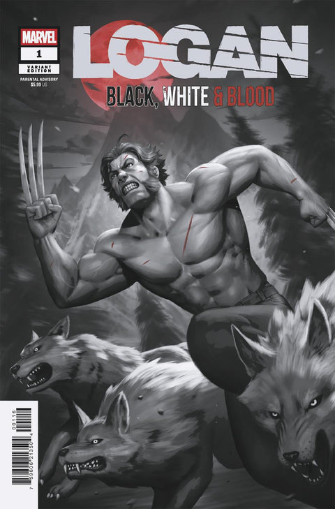 Logan: Black, White &; Blood 1 Comic Woo-Chul Lee Incentive Variant (1:25) Marvel Comics 2026