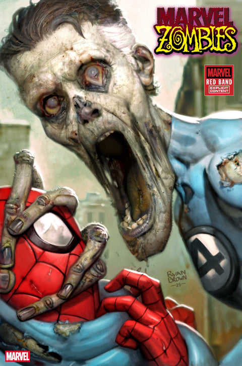 Marvel Zombies: Red Band 1 Comic 1:25 Ryan Brown Incentive Marvel Comics 2025