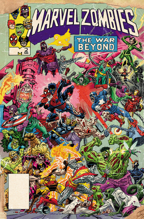 Marvel Zombies: Red Band 2 Comic Scott Koblish Retro Zombie Variant Marvel Comics 2025