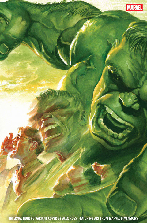 INFERNAL HULK #8 ALEX ROSS MARVEL DIMENSIONS VARIANT Marvel Phillip Kennedy Johnson Adam Gorham Alex Ross