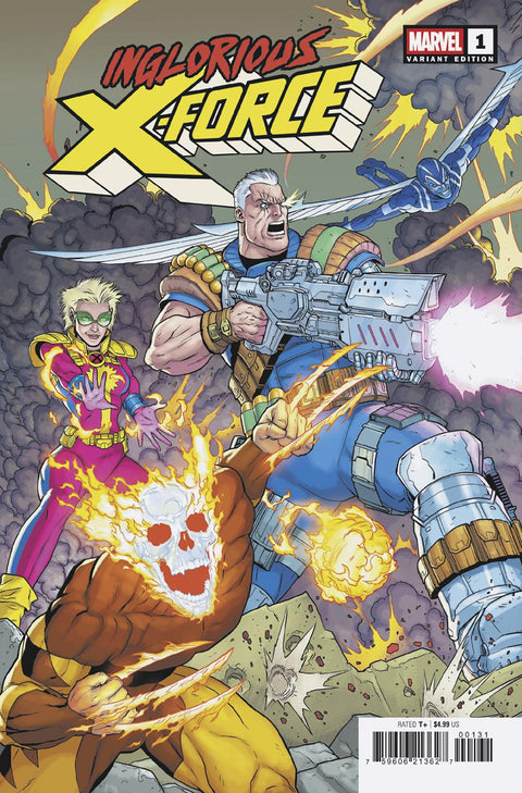 Inglorious X-Force 1 Comic Jacen Burrows Variant Marvel Comics 2026