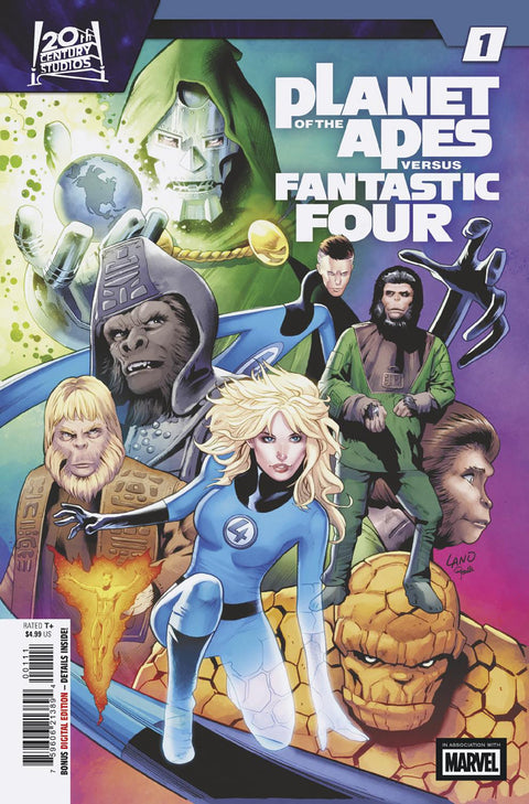 Planet of the Apes Vs. Fantastic Four 1 Comic Cory Smith Marvel Comics 2026