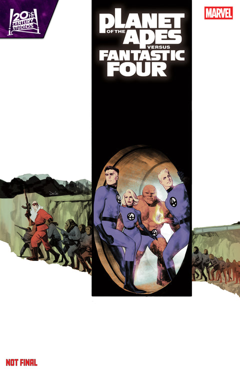Planet of the Apes vs. Fantastic Four 2 Comic Davi Go Movie Homage Variant Marvel Comics 2026