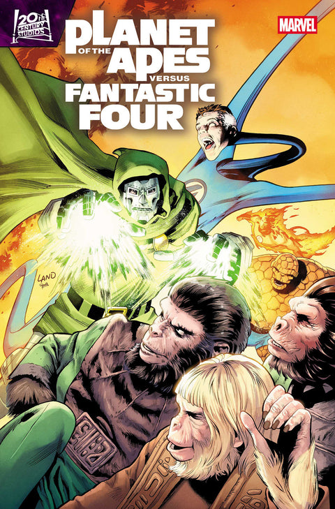 PLANET OF THE APES VS. FANTASTIC FOUR #4 Marvel Josh Trujillo Andrea Di Vito Greg Land