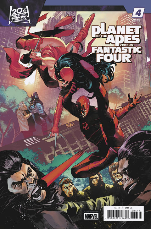Planet of the Apes vs. Fantastic Four 4 Comic Edwin Galmon Versus Variant Marvel Comics 2026
