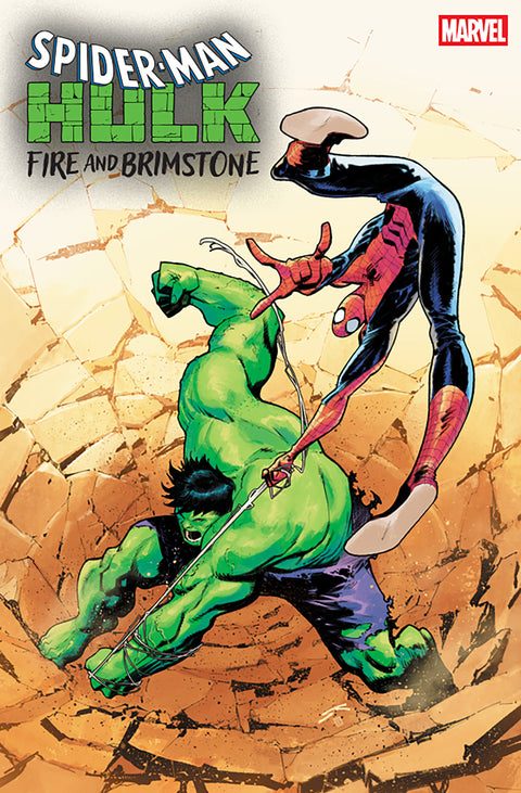 SPIDER-MAN/HULK: FIRE AND BRIMSTONE #3 SUMIT KUMAR VARIANT 1:25 Marvel Kevin Smith R.B. Silva Sumit Kumar
