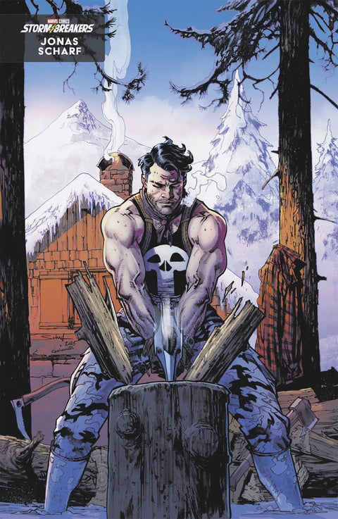 Daredevil / Punisher: The Devil's Trigger 2 Comic Jonas Scharf Winter Break Variant Marvel Comics 2025