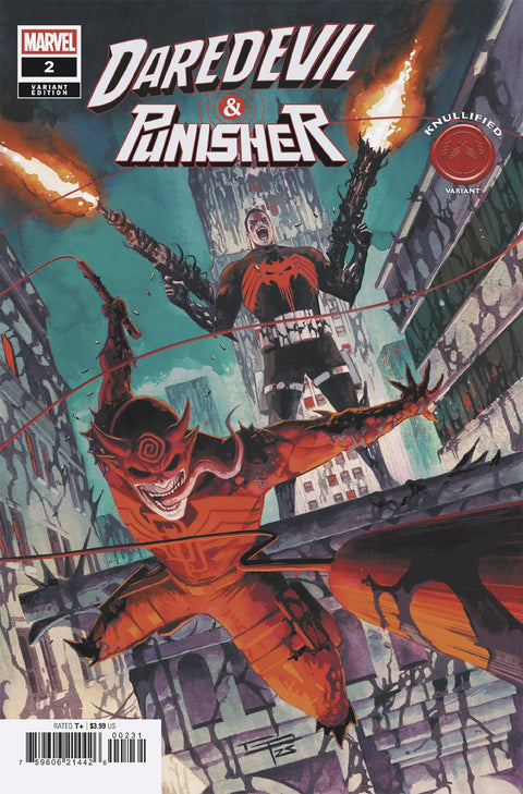 Daredevil / Punisher: The Devil's Trigger 2 Comic German Peralta Knullified Variant Marvel Comics 2025