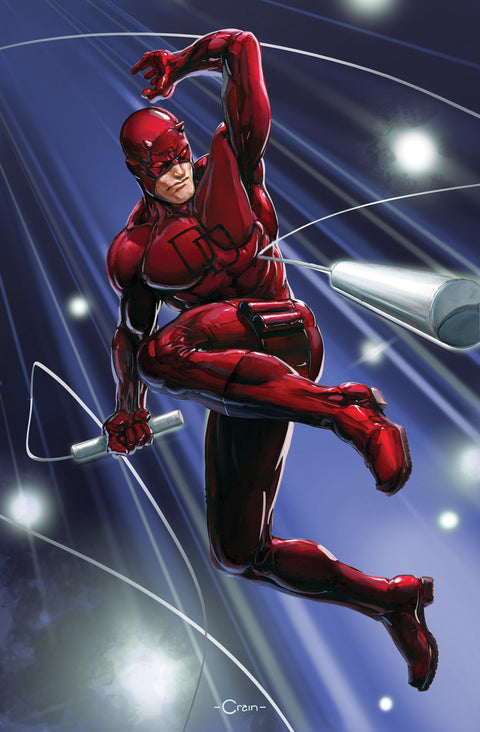 DAREDEVIL/PUNISHER: THE DEVIL'S TRIGGER #3 CLAYTON CRAIN VIRGIN VARIANT 1:50 Marvel Jimmy Palmiotti Tommaso Bianchi Clayton Crain