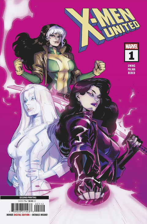 X-MEN UNITED #1 MATTEO LOLLI 2ND PRINTING VARIANT Marvel Eve L. Ewing Tiago Palma Matteo Lolli