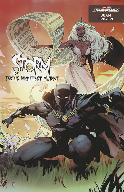 STORM: EARTH'S MIGHTIEST MUTANT #1 JUAN FRIGERI BLACK PANTHER VARIANT Marvel Murewa Ayodele Federica Mancin Juan Frigeri