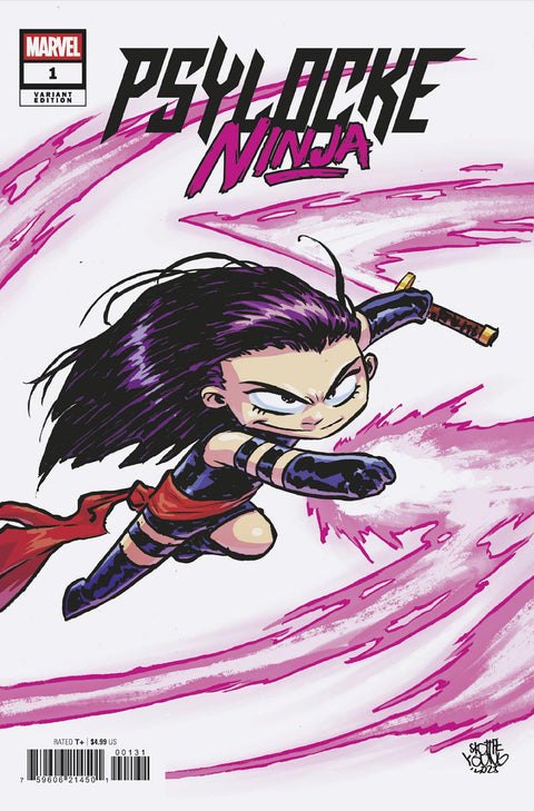 Psylocke: Ninja 1 Comic Skottie Young Variant Marvel Comics 2026