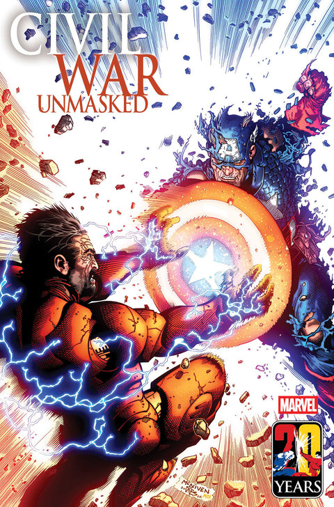 CIVIL WAR: UNMASKED #1 STEVE MCNIVEN VARIANT 1:25 Marvel Christos Gage Edgar Salazar Steve McNiven
