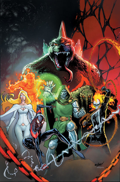 GODZILLA CONQUERS THE MULTIVERSE #1 DAVID MARQUEZ VIRGIN VARIANT 1:100 Marvel Gerry Duggan Javier Garron David Marquez