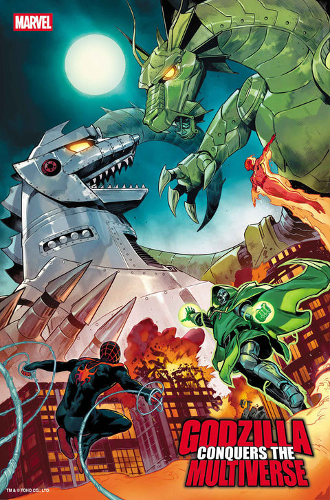 GODZILLA CONQUERS THE MULTIVERSE #1 JUAN FRIGERI FOIL VARIANT Marvel Gerry Duggan Javier Garron Juan Frigeri