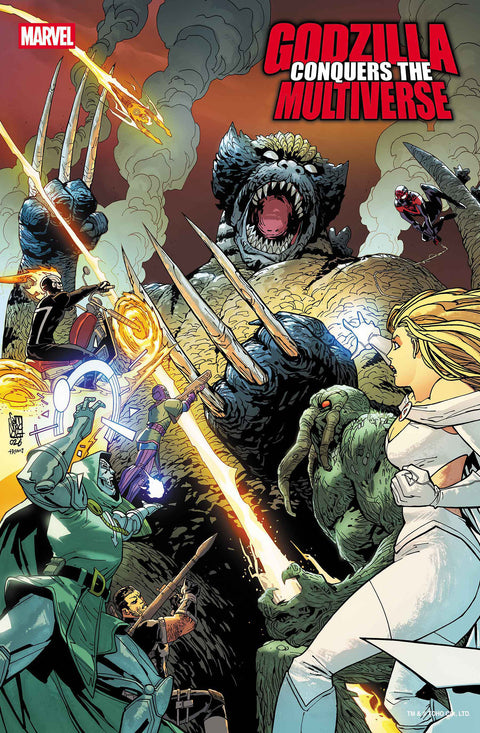 GODZILLA CONQUERS THE MULTIVERSE #1 GIUSEPPE CAMUNCOLI VARIANT Marvel Gerry Duggan Javier Garron Giuseppe Camuncoli