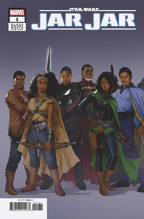 STAR WARS: JAR JAR #1 TAURIN CLARKE 2-PART BLACK HISTORY MONTH CONNECTING VARIANT Marvel Ahmed Best Kieran McKeown Taurin Clarke