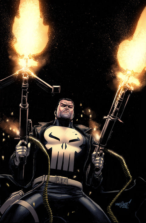 PUNISHER #1 DAVID MARQUEZ VIRGIN VARIANT 1:100 Marvel Benjamin Percy Jose Luis Soares David Marquez