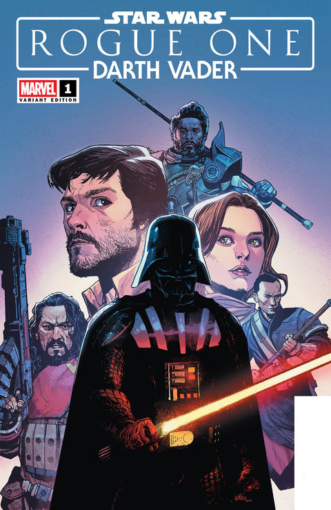 STAR WARS: ROGUE ONE - DARTH VADER #1 LEINIL YU VARIANT 1:25 Marvel Christopher Condon Luke Ross Leinil Yu