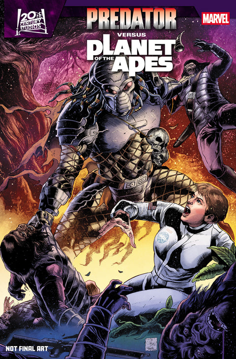 PREDATOR VS. THE PLANET OF THE APES #1 CARLOS MAGNO VARIANT 1:25 Marvel Greg Pak Alan Robinson Carlos Magno