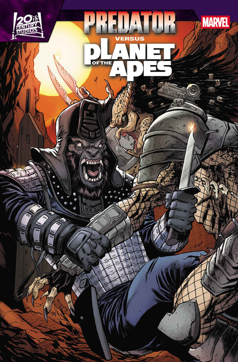 PREDATOR VS. THE PLANET OF THE APES #1 TIM SEELEY VARIANT Marvel Greg Pak Alan Robinson Tim Seeley