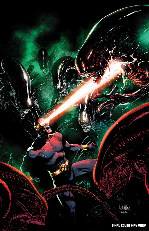 ALIEN VS. X-MEN #1 LEINIL YU VIRGIN VARIANT 1:100 Marvel Kieron Gillen Geraldo Borges Leinil Yu