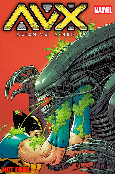 ALIEN VS. X-MEN #1 JOHN ROMITA JR. FOIL VARIANT Marvel Kieron Gillen Geraldo Borges John Romita Jr.