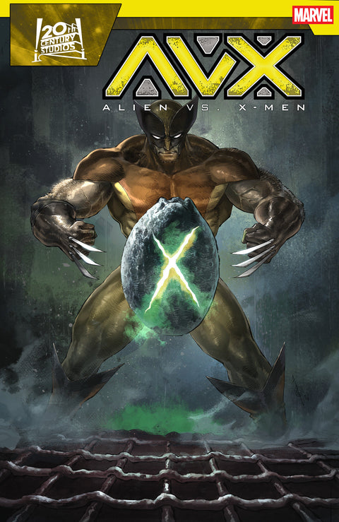 ALIEN VS. X-MEN #1 ALAN QUAH POSTER HOMAGE VARIANT Marvel Kieron Gillen Geraldo Borges Alan Quah