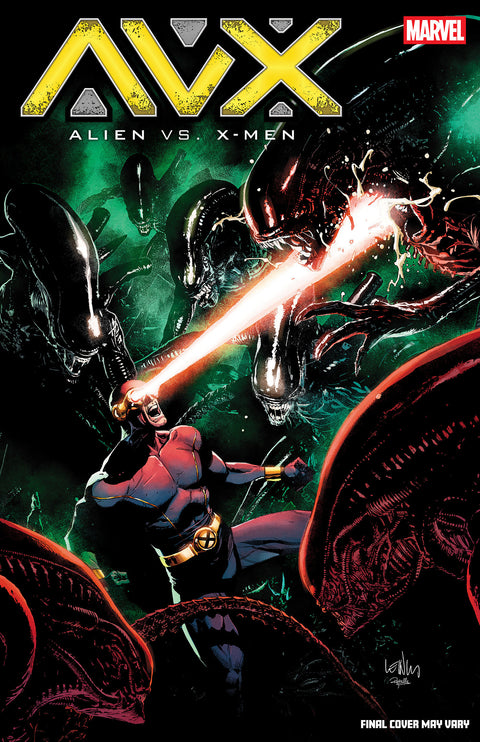 ALIEN VS. X-MEN #1 LEINIL YU VARIANT Marvel Kieron Gillen Geraldo Borges Leinil Yu