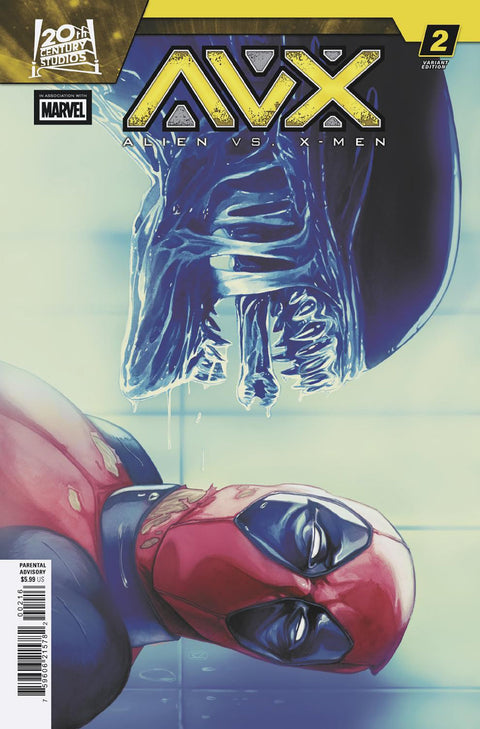ALIEN VS. X-MEN #2 NIMIT MALAVIA VARIANT 1:25 Marvel Kieron Gillen Geraldo Borges Nimit Malavia