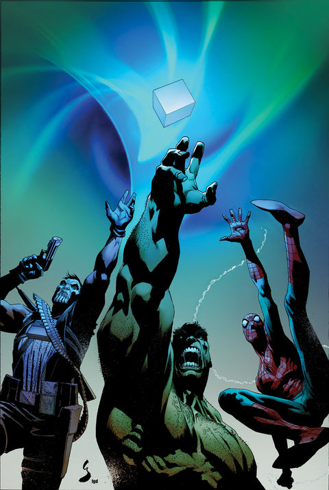 SPIDER-MAN: LONG WAY HOME #2 GEOFF SHAW VIRGIN VARIANT 1:50 Marvel Jonathan Hickman Adam Kubert Geoff Shaw