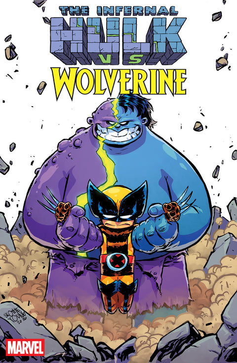 INFERNAL HULK VS. WOLVERINE #1 SKOTTIE YOUNG VARIANT Marvel Phillip Kennedy Johnson Jonas Scharf Skottie Young
