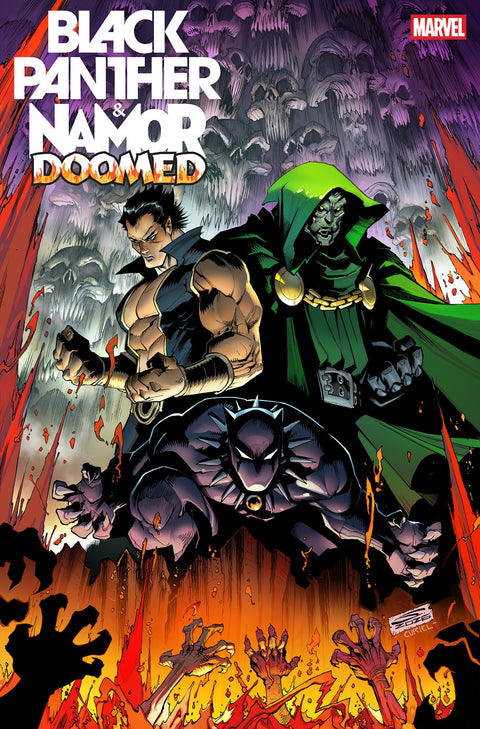 BLACK PANTHER/NAMOR: DOOMED #3 GERARDO SANDOVAL VARIANT Marvel Ethan S. Parker Stefano Nesi Gerardo Sandoval