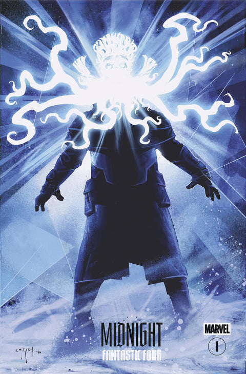 MIDNIGHT FANTASTIC FOUR #1 COVER D E.M. GIST MIDNIGHT HORROR HOMAGE VARIANT Marvel Benjamin Percy Kev Walker E.M. Gist