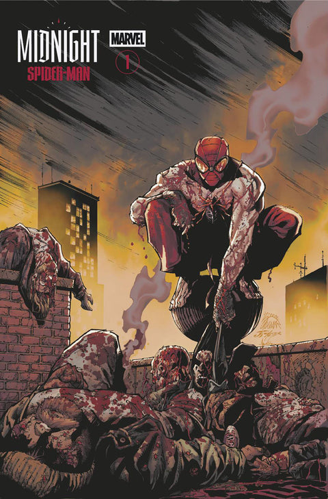 MIDNIGHT SPIDER-MAN #1 COVER B RYAN STEGMAN MIDNIGHT BLOODBATH VARIANT Marvel Phillip Kennedy Johnson SCIETRONC Ryan Stegman