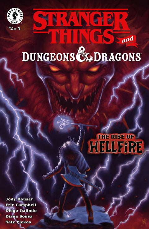 Stranger Things and Dungeons & Dragons: The Rise of Hellfire #2 (CVR A) (Myles Wohl) Dark Horse Comics Jody Houser Diego Galindo Myles Wohl