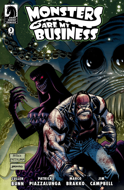 Monsters Are My Business (And Business is Bloody) #3 (CVR A) (Patrick Piazzalung a) Dark Horse Comics Cullen Bunn Patrick Piazzalunga Patrick Piazzalunga